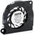 Small, black, brushless fan with a label 'SEPA DC Brushless HY40H-05 DC5V 0.14A'.
