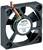 Small black fan with cables, featuring a label that reads: 'SEPA DC Brushless MFB40H-24A DC 24V, Assembled in China'.