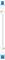 Cable with blue and white connectors at both ends, showing standard connection for electrical devices.