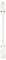 A white electrical connection cable with plug connectors at both ends. Suitable for connecting light modules.