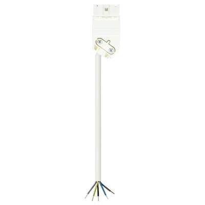 Trailer socket with exposed cables in various colours for connecting electronic devices.