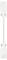 'WAGO connection terminal: rod-shaped, white, with screws at both ends.'