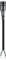 A black electrical cable with two protruding cores (blue and brown) for electronic connections.