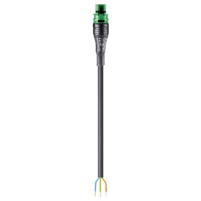 Cable with four visible cores: blue, green with yellow stripe, brown and black. Plug at the top. Suitable for industrial applications.