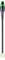 Electrical plug with black cable and colour-coded wires: blue, green-yellow, brown.
