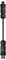 'Black-grey, rod-shaped object with wiring connections at both ends. Used for connecting electronic devices.'