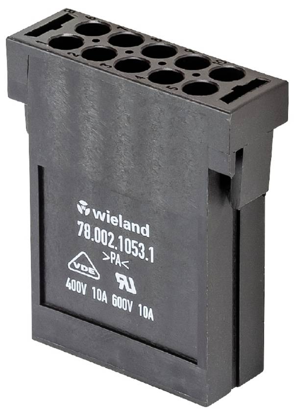 Wieland Electric 78.002.1053.1 Module inset Total number of pins 10 10 pc(s)