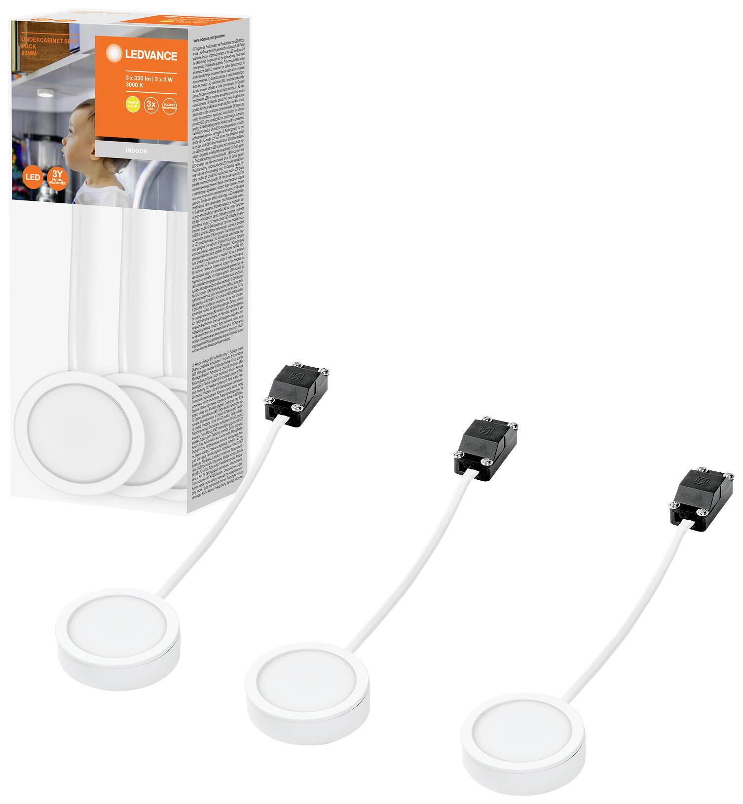 LEDVANCE 4058075791565 Plinth lighting LED (monochrome) 3.00 W Warm white White