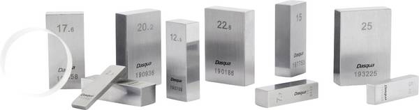 Dasqua 6111-1247 Steel gauge block set 0.01 - 100 mm No. of sheets: 47 DIN 861