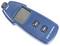 A blue digital tachometer with 'READ' and 'MEM' buttons, along with a display and a brand logo in the top left corner.