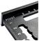 Black ruler with white scale from 0 to 6 and 'PIVOT' marking, used for precise measurement.