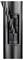 Black rope caught in the black fastening of a corrugated pipe, detailed close-up of the mechanism.