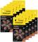 Several packs of Intenso Energy Ultra hearing aid batteries, Type PR41, 312 Zinc Air, in yellow and black packaging.