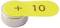 Yellow battery label with black text '+10' on a silver battery, indicating an increase in electrical capacity by 10 units.