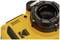 A yellow waterproof camera, suitable for depths up to 15 metres, with a 4x wide-angle zoom lens.
