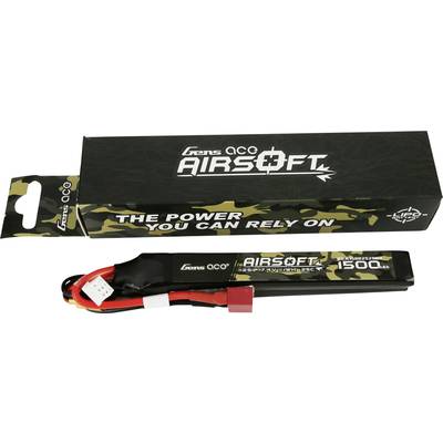 Gens ace Scale model battery pack (LiPo) 7.4 V 1500 mAh No. of cells: 2 25 C Flat T plug