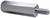 A hexagonal metal spacer with a screw thread on one side, used for mounting components with spacing.