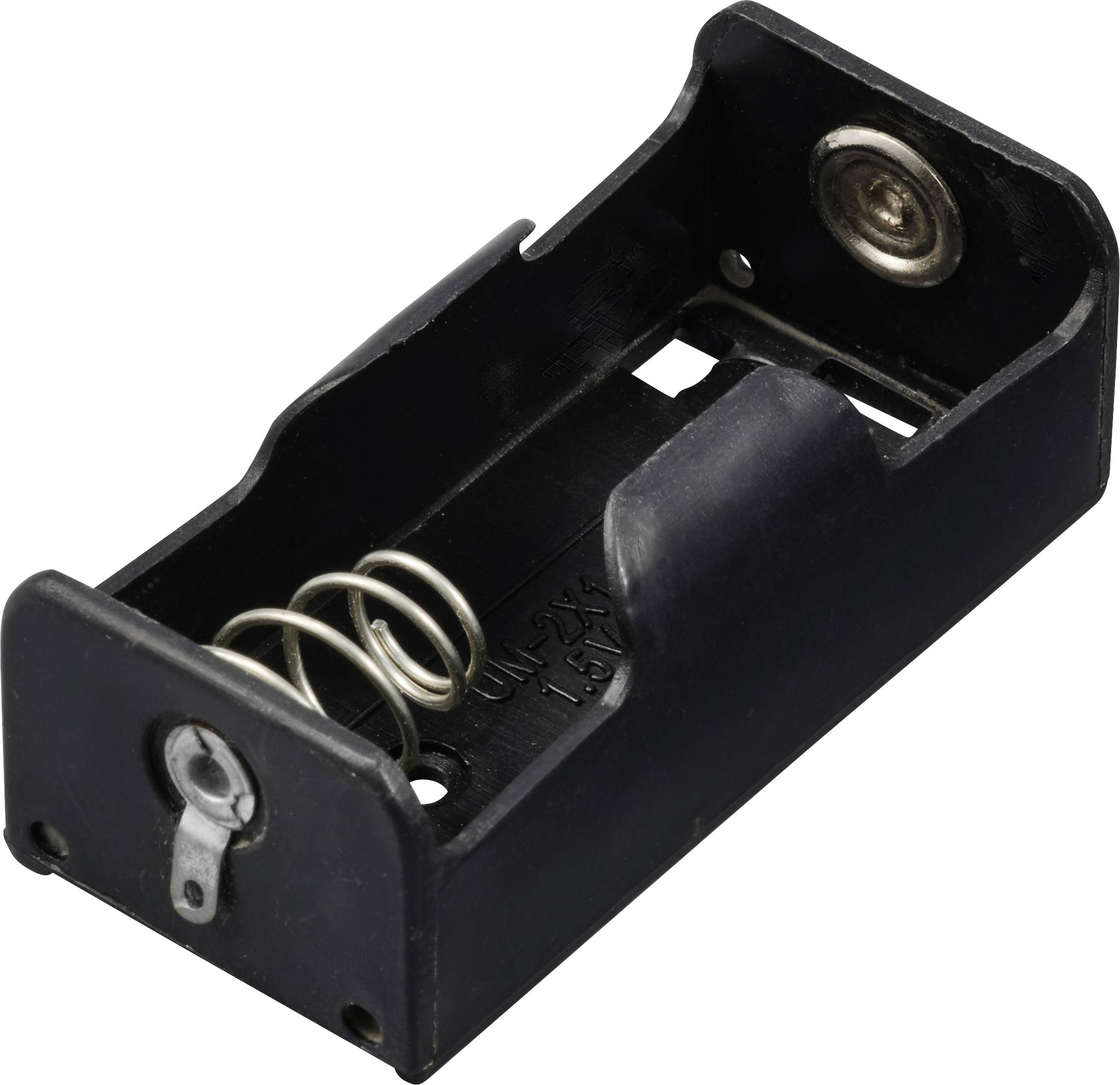 TRU COMPONENTS TC-13220488 Battery tray 1x C Solder lug (L x W x H) 60 x 28 x 22 mm