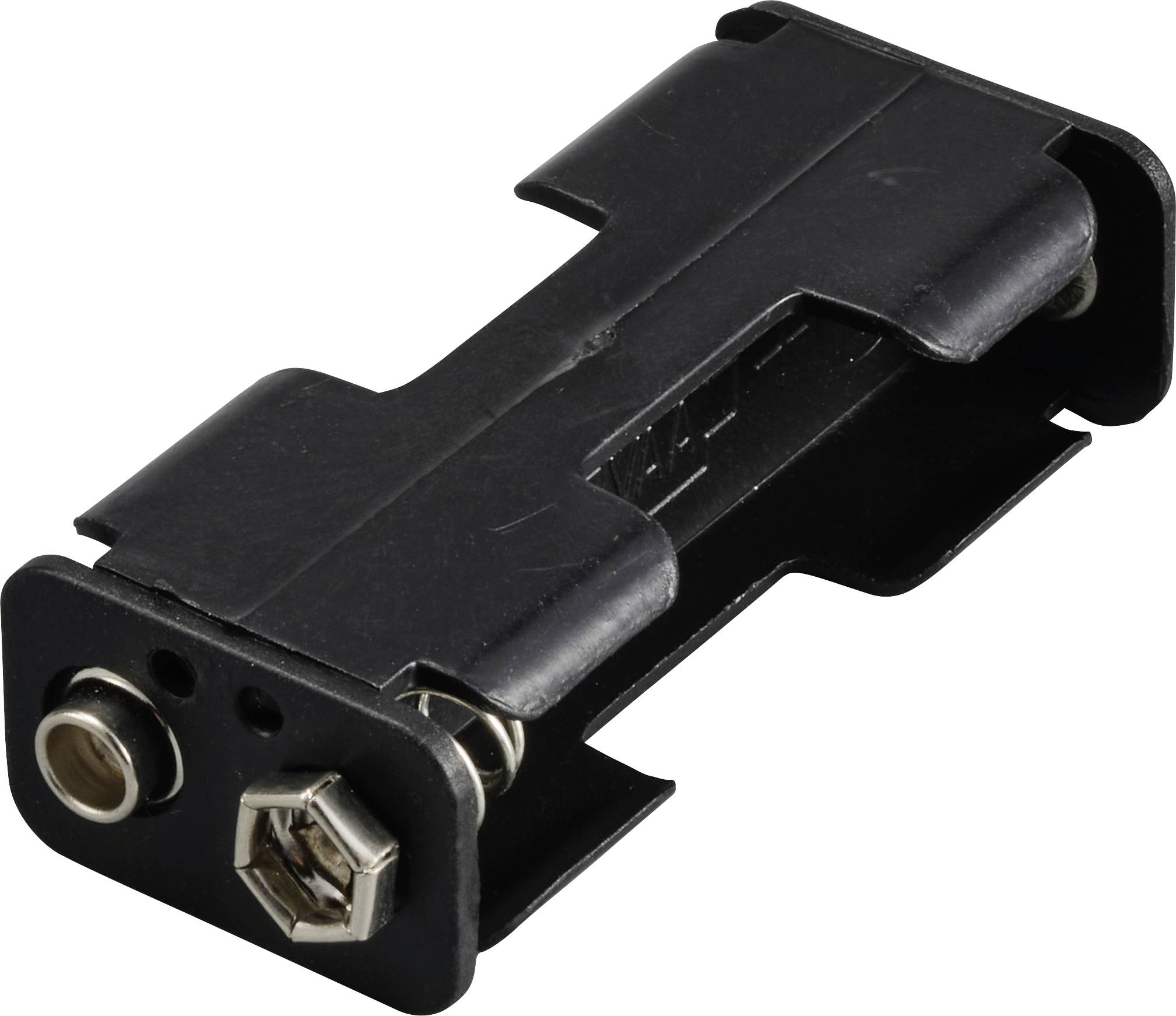 TRU COMPONENTS TC-13220508 Battery tray 2x AA Stud and socket (L x W x H) 60 x 17 x 26 mm