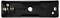 Black battery holder with metal springs on the left and contact symbols on the right.
