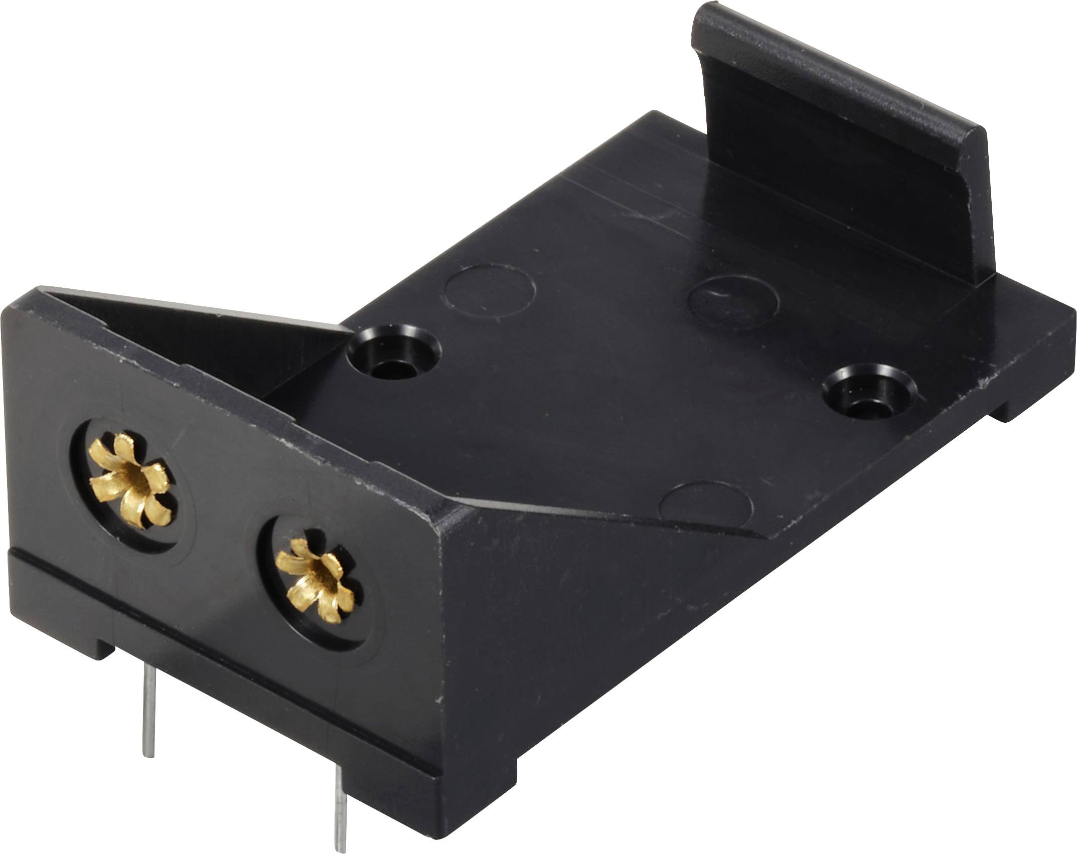 TRU COMPONENTS TC-13220596 Battery tray 1x 9V PP3 Pin contact (L x W x H) 55 x 31 x 21 mm