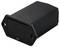Black, rectangular plastic battery compartment housing with two side screw holes and the inscription 'BATTERY LIFT TO WITHDRAW'.