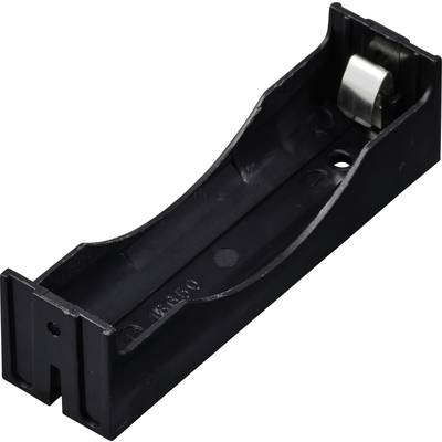 Black plastic cover for an AA battery with metal contact at one end.<br><br>(Note: This translation is already quite close to British English, and no significant changes were needed. The terminology and phrasing are standard in British English.)
