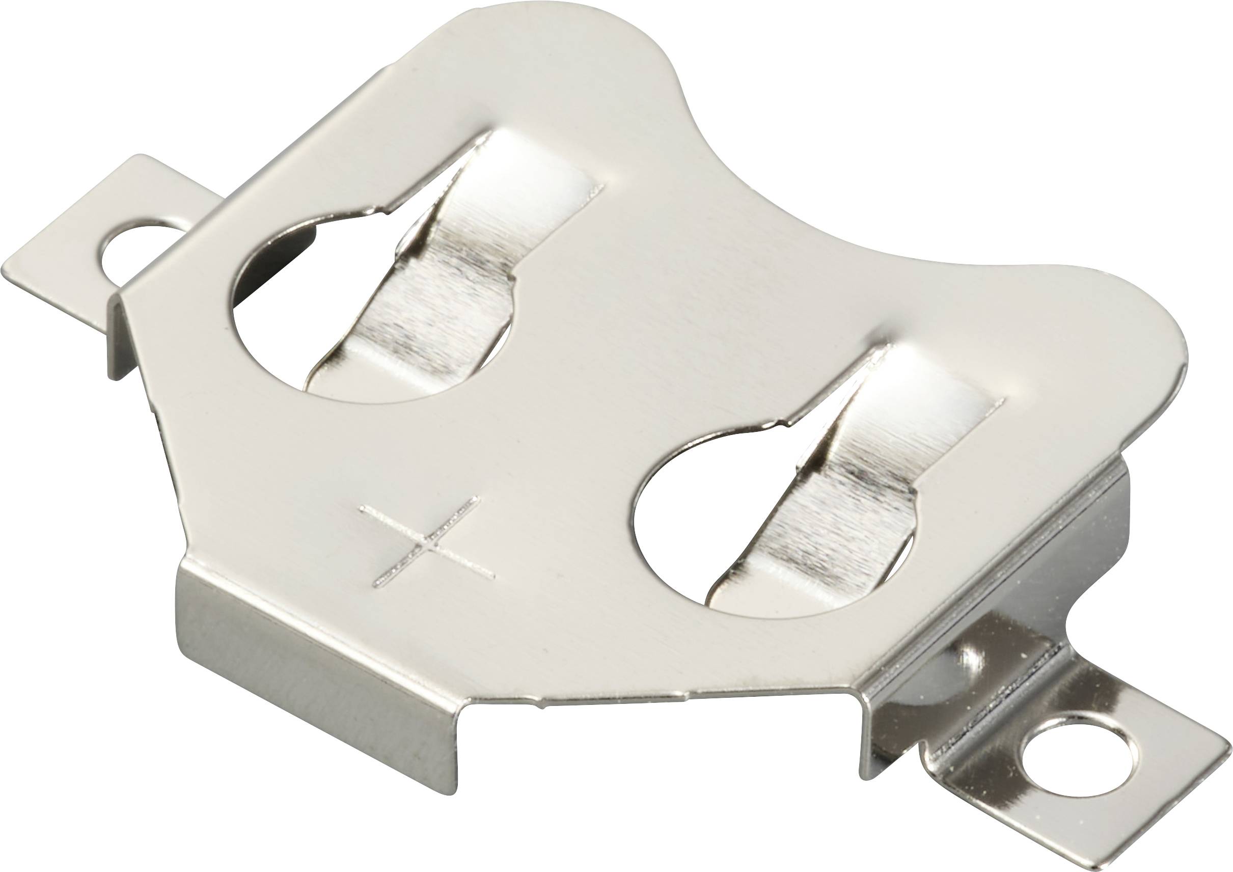 TRU COMPONENTS TC-13220728 Button cell holder 1x CR2 016, CR 2020, CR 2025, CR 2032 Spring-loaded contact (L x W x H) 30.5 x 19.8 x 4.2 mm