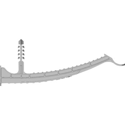 Cross-section of a Viking ship with sail and oars. Shows the typical structure, including mast and dragon carving.