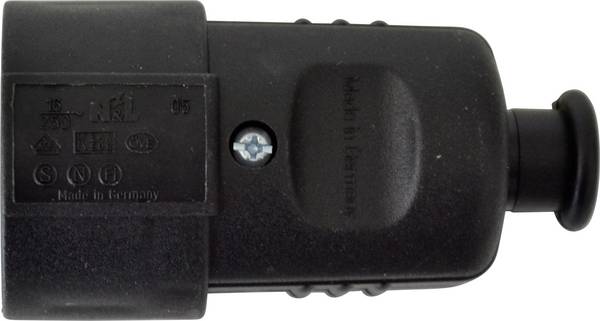 N & L 17275 Safety mains socket Plastic 230 V Black