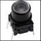 'Black switch with side pins for electronic circuits.'