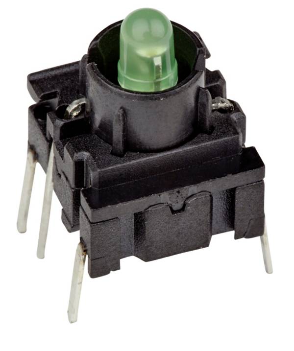 MEC 3FTH920 Multimec 3F Series Switch 24 V 50 mA momentary Green (L x W x H) 10 x 10 x 10.40 mm IP67 1 pc(s)