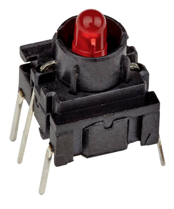MEC 3FTH980 Multimec 3F Series Switch 24 V 50 mA momentary Red (L x W x H) 10 x 10 x 10.40 mm IP67 1 pc(s)