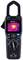 A digital multimeter with a thermal camera displays a thermal image on the screen. It is used for monitoring temperature differences.