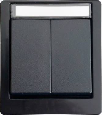 N & L 27612  Series switch Complete Surface-mount  Black 1 pc(s)