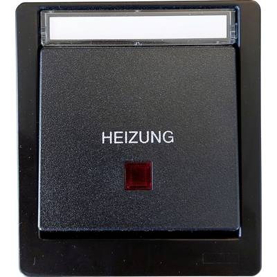 A switch labelled 'HEATING', with a red indicator light underneath.