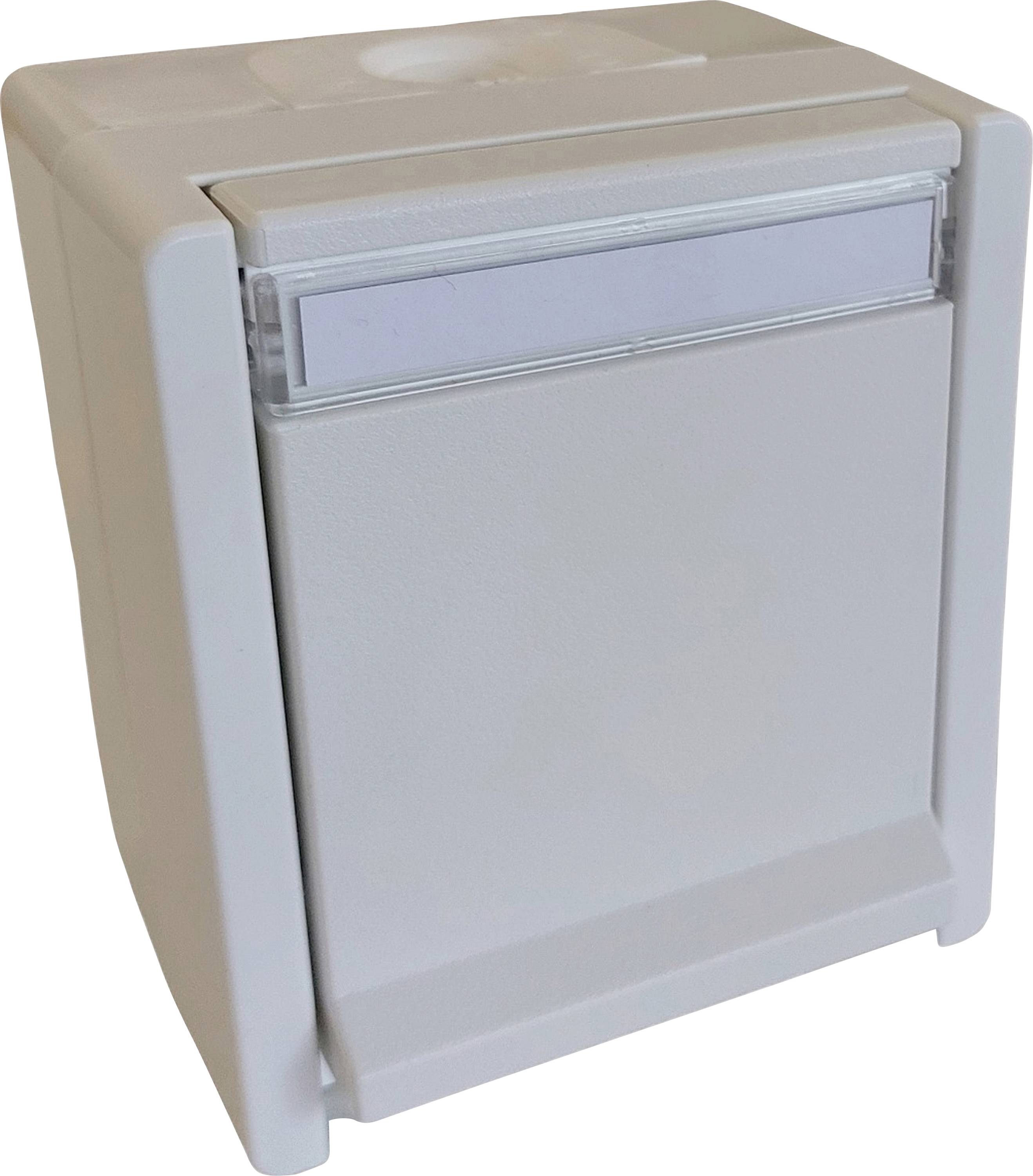 Image of N & L 27751 Socket (+ lid) Complete Surface-mount White 1 pc(s)