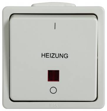 N & L 28387  Heating system emergency switch Complete Surface-mount  White 1 pc(s)