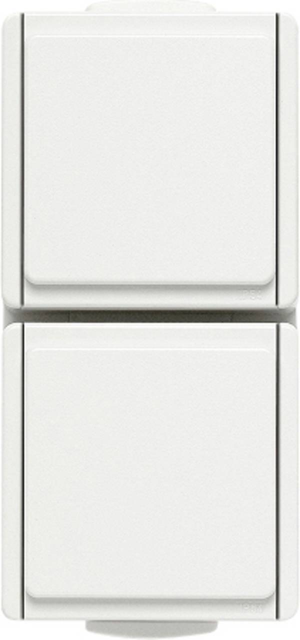 N & L 22563 Two gang socket Complete Surface-mount junction box White 1 pc(s)