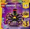 LEGO Creator 3-in-1 Building Set shows a black and yellow robot spider, with 153 pieces for children aged 7 and above.