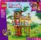 LEGO Set 'Friendship Treehouse', recommended for ages 8 and up, colourful treehouse scene with play figures, 701 pieces.