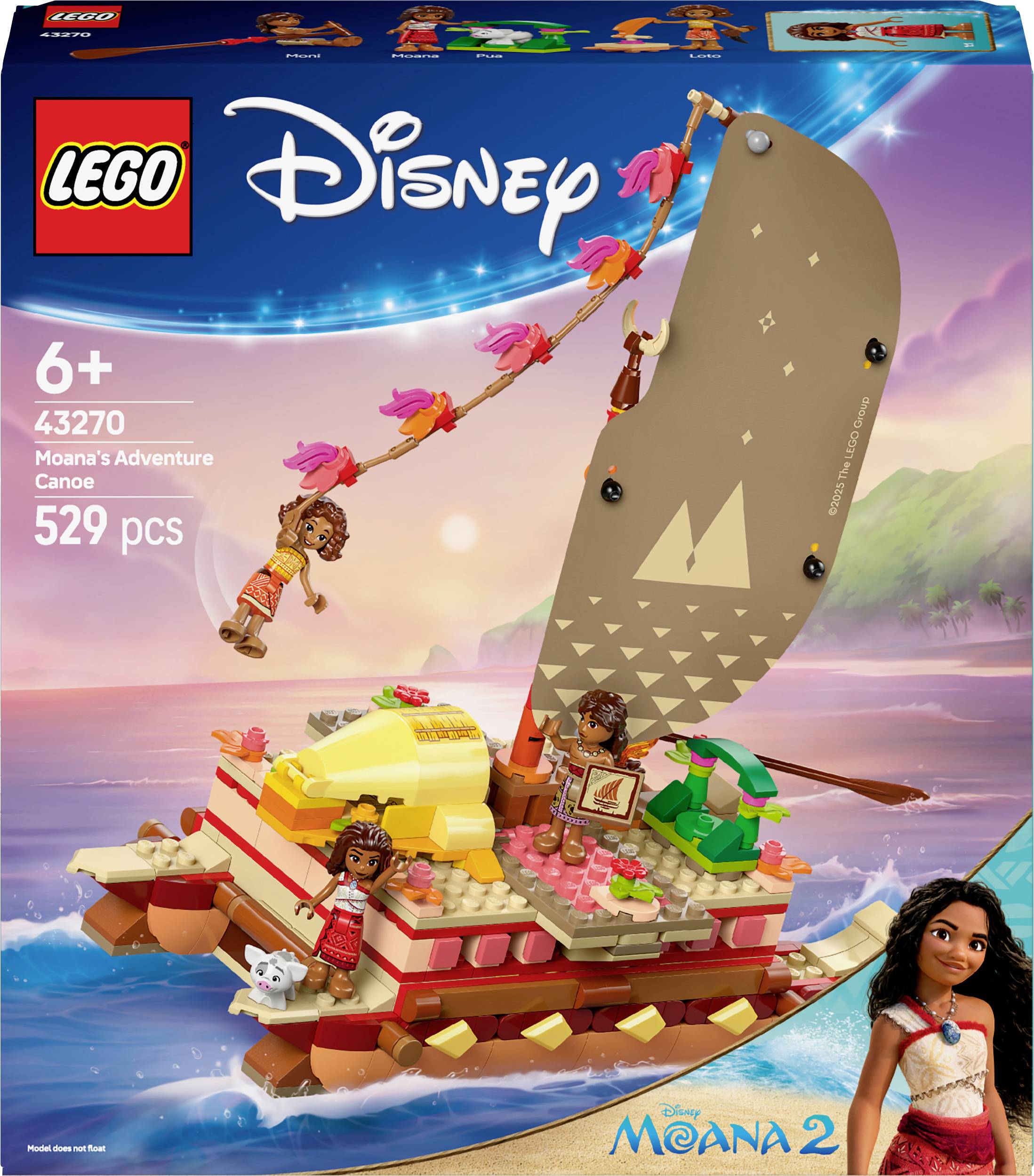 43270 LEGO® DISNEY Vaianas adventure raft