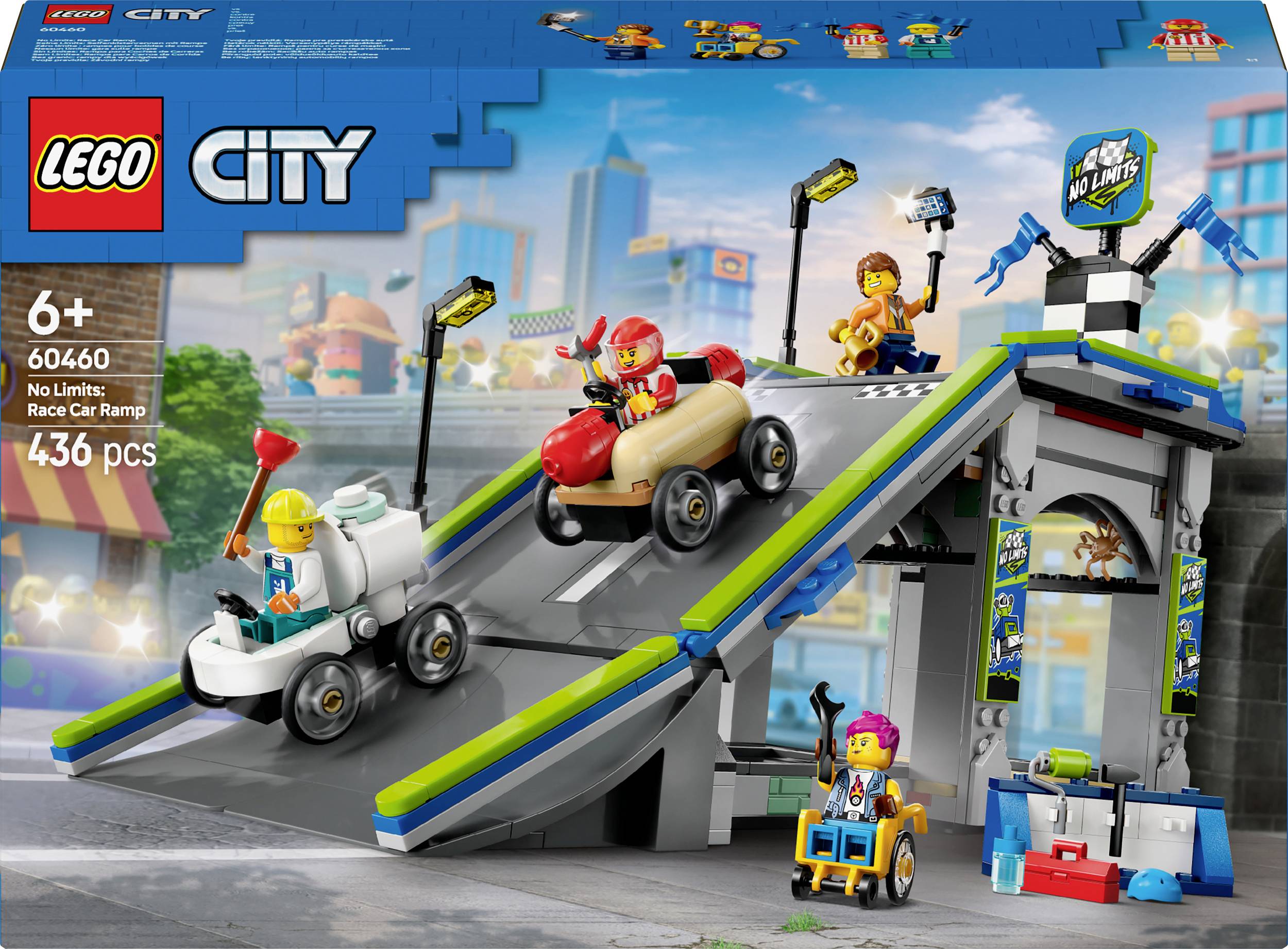 60460 LEGO® CITY No limits: Soap box racing with ramp