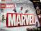 LEGO 'Marvel' building set for 12+, contains 931 pieces. Characters: Iron Man, Captain America, Black Widow walking across large LEGO 'MARVEL' letters.