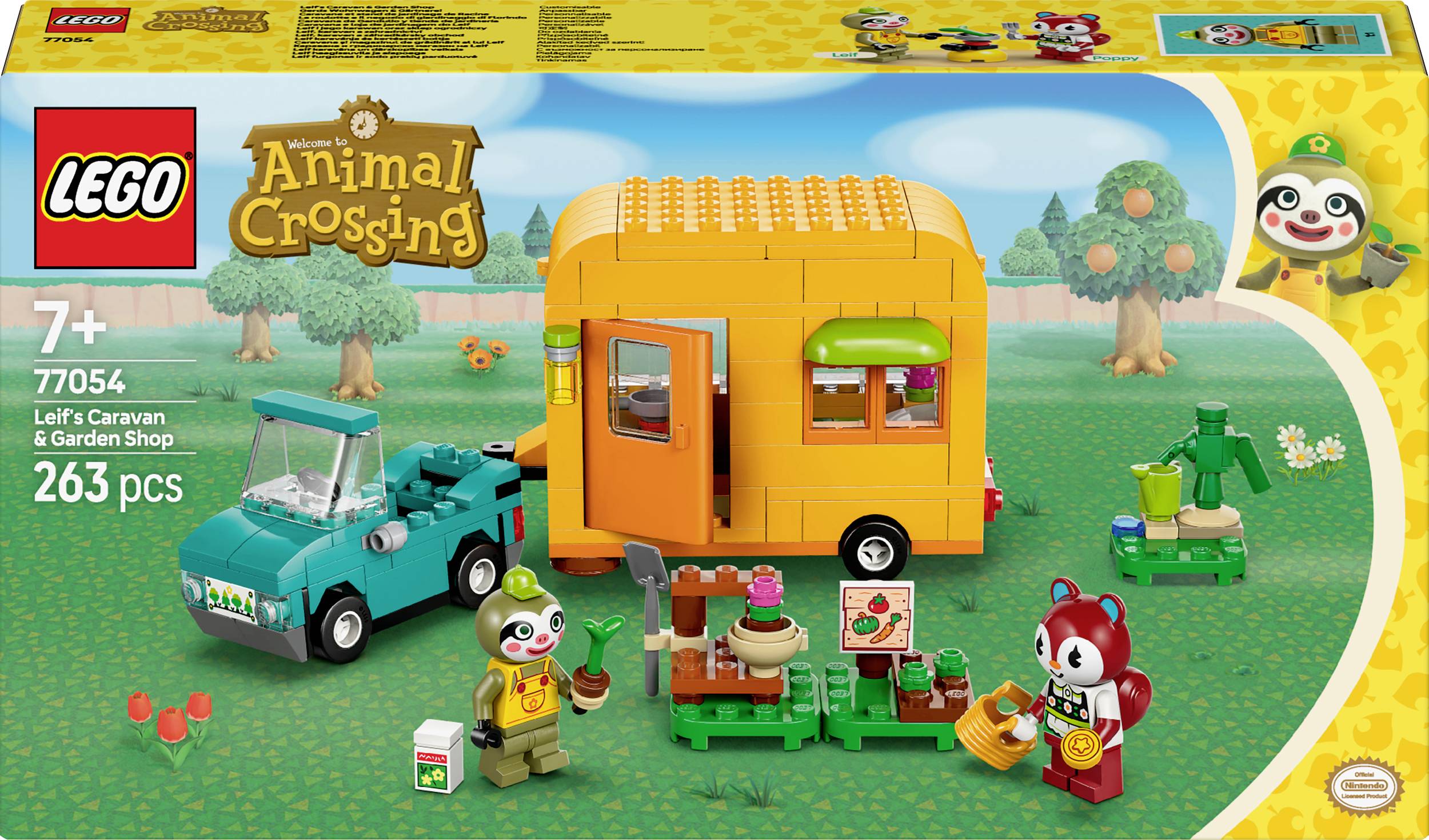 77054 LEGO® Animal Crossing Gerds caravans & nurseries