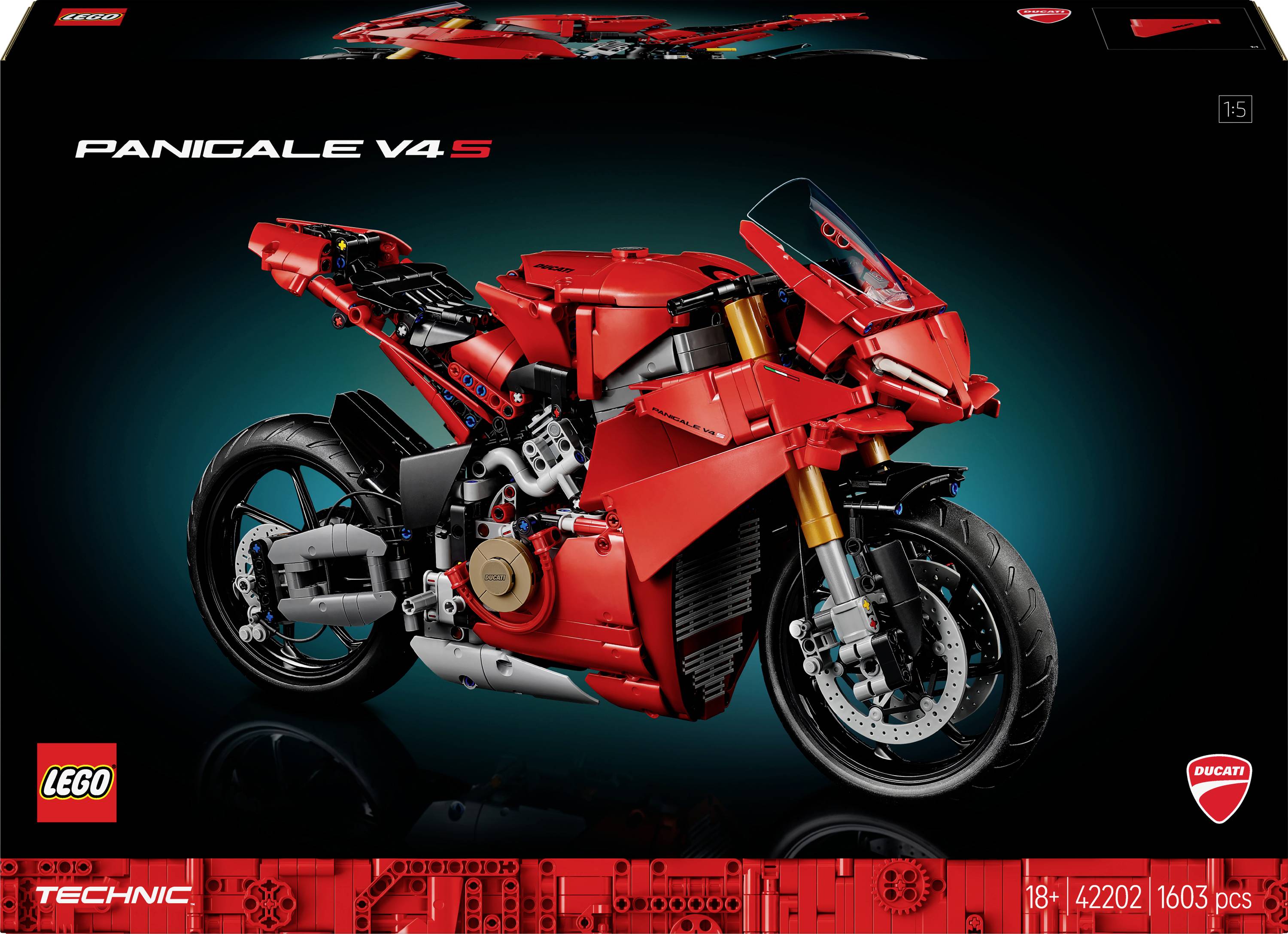 Buy 42202 LEGO® TECHNIC Ducati Panigale V4 S Motorcycle Conrad