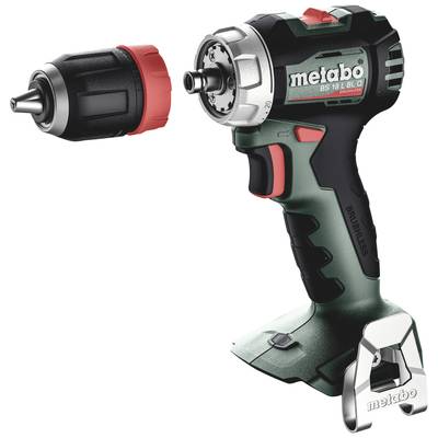 Metabo BS 18 L BL Q cordless drill with detachable chuck, compact design, ergonomic grip shape for precise work.