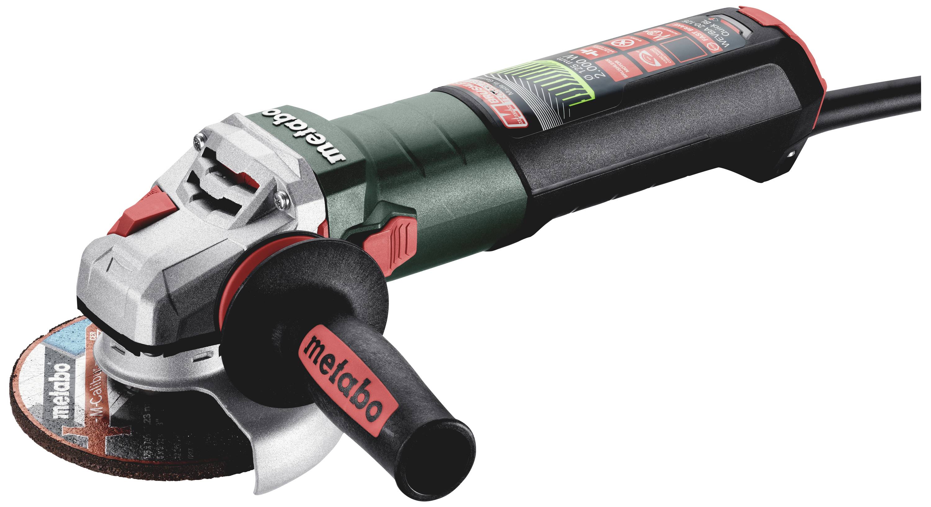 Metabo WEVBA 20-125 Quick BL 600641000 Angle grinder 125 mm brushless 2000 W