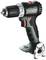 Cordless drill with Metabo logo, slim grip and robust housing. Suitable for versatile drilling and screwdriving tasks.