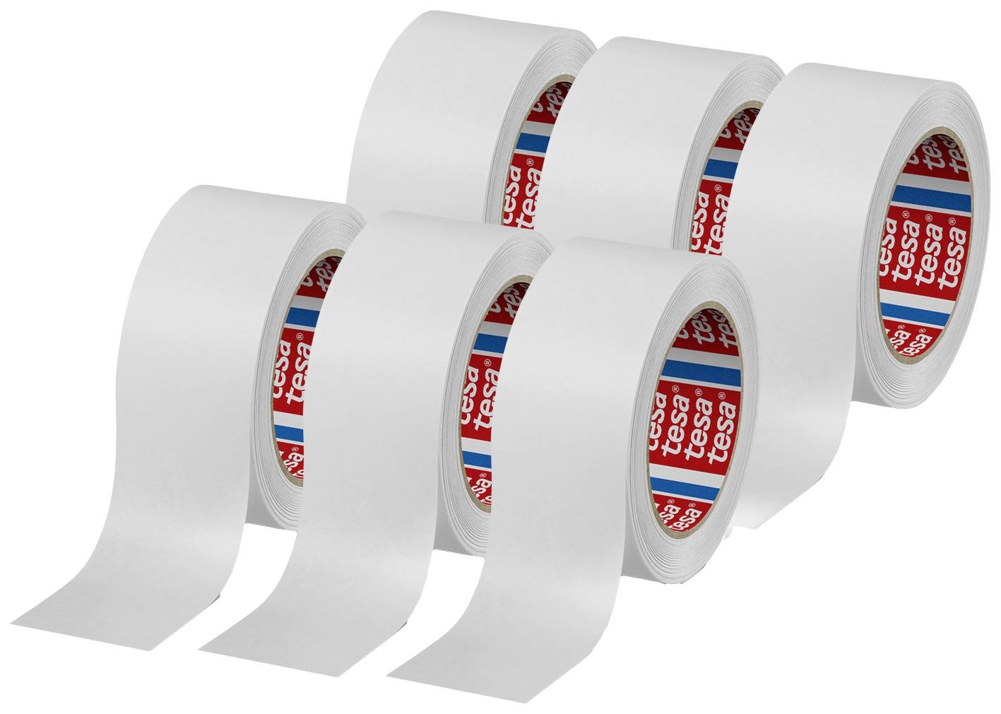 tesa tesapack 4313 04313-00004-00 Packaging tape tesapack® 4313 White (L x W) 50 m x 50 mm 6 pc(s)